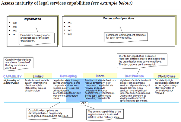 Legal Services Capability Assessment Template (22 slides)