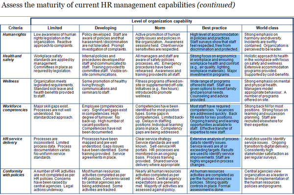 Human Resources Management Capability Assessment Template (34 slides)
