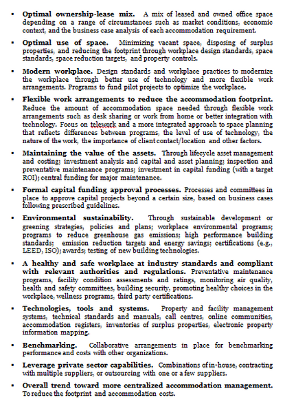 Accommodation management operational plan template: external trends (continued).