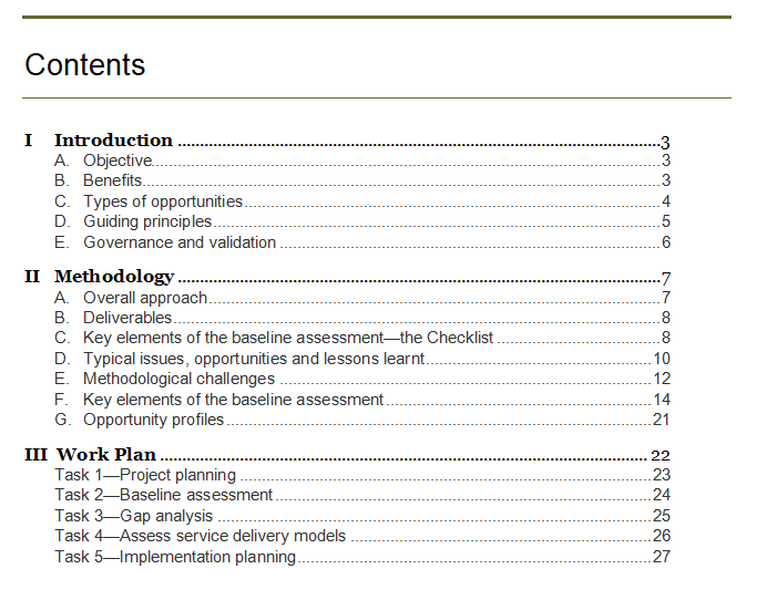 TURNKEY Baseline Assessment/Spending Review Guide (Govt) – Public ...