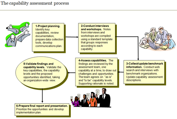 Summary of finance capability assessment work plan.