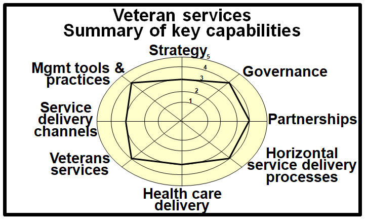 Summary of key capabilities required by a veteran services agency.